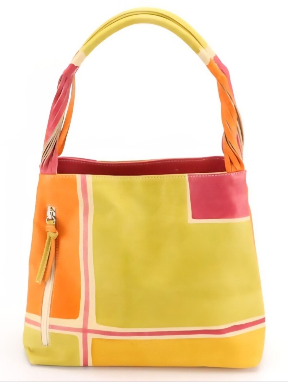 Astore Venezia Acquerello Hand Painted Italian Leather  Shoulder Bag